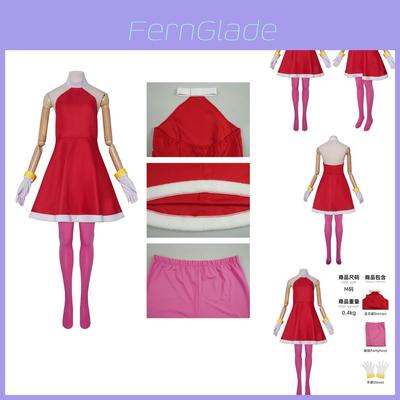 Adorável Fantasia de Cosplay do Sonic Hedgehog Para Amirus Personagem Rosado Fofo Roleplay