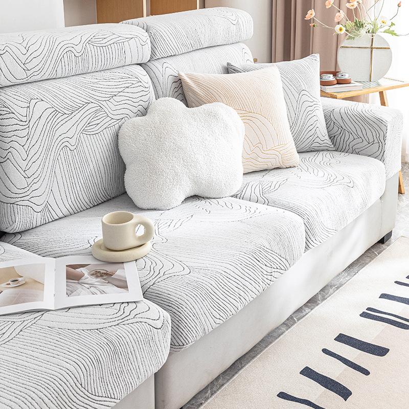Herbst- und Wintersofabezug, All-Inclusive-Universalbezug, neuer Sofabezug aus Stoff, universell einsetzbar, rutschfeste elastische Sitzkissen für alle Jahreszeiten