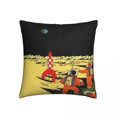 Federa per Cuscino Abbraccio Astronauta Avventure dello Zaino TinT Cuscino per Soggiorno Fai da Te Stampato Copricuscini per Sedie Decorativi
