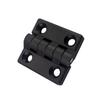 10 Pcs Black Small Cabinet Butt Hinges Wooden Jewelry Box Hinges Mini Folding Hinges Replacement for Handicrafts