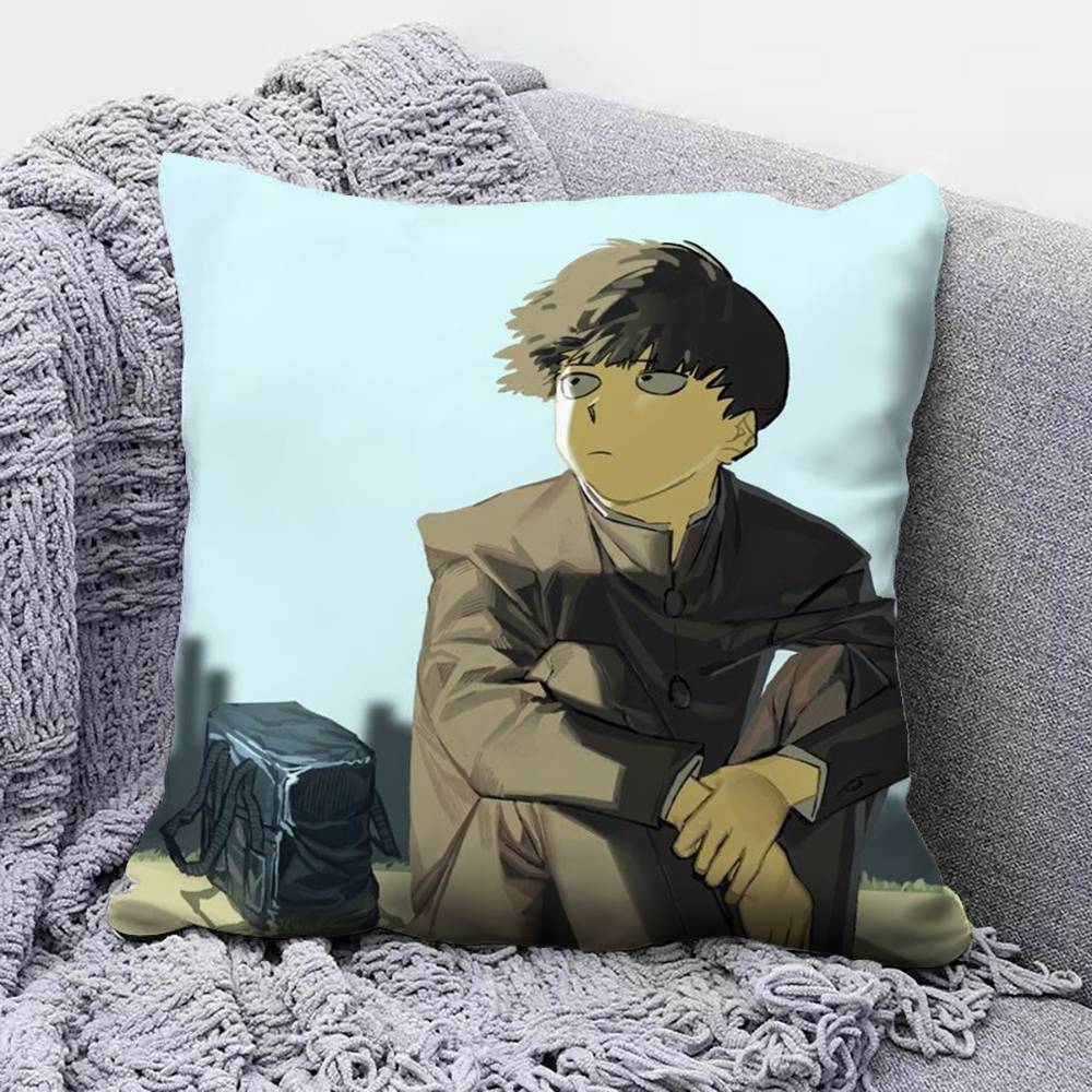 Mob Psycho  AAnime  Pillow Covers Home Sofa Cushion Covers and Aecorative Custom