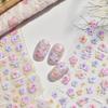 DIY Nail Art Stickers Self Adhesive Manicure Stickers Long Lasting Flowers Nails Decals  Nail Art