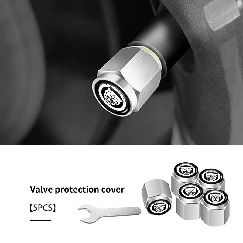 Car Metal Tire Valve Air Caps Auto Anti-Rust Accessories For Jaguar XF XJ XFR XKR S-Type F-Type X-Type F-Pace I-Pace NN92