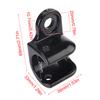 Cup Mount Bike Trailer Hitch Steel Bike Trailer Attachment Metal Compact Attachment Quick Release Connector Bike Trailer Parts
