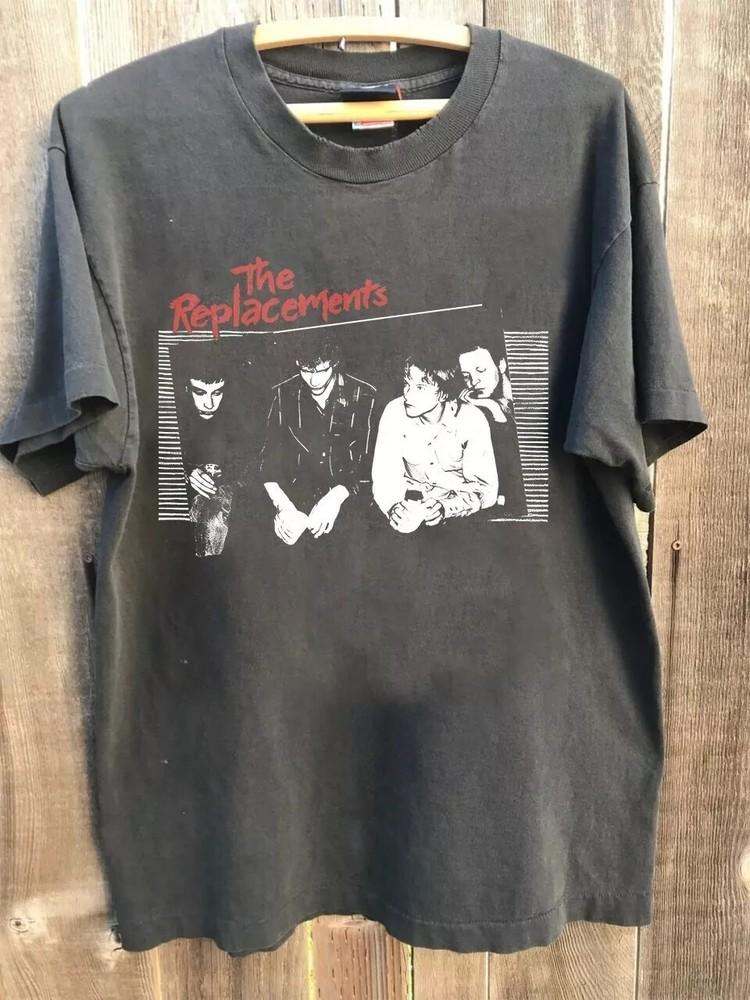 The Replacements Band Charcoal Short Sleeve Cotton Unisex Tshirt S5XL Unisex T-Shirt S