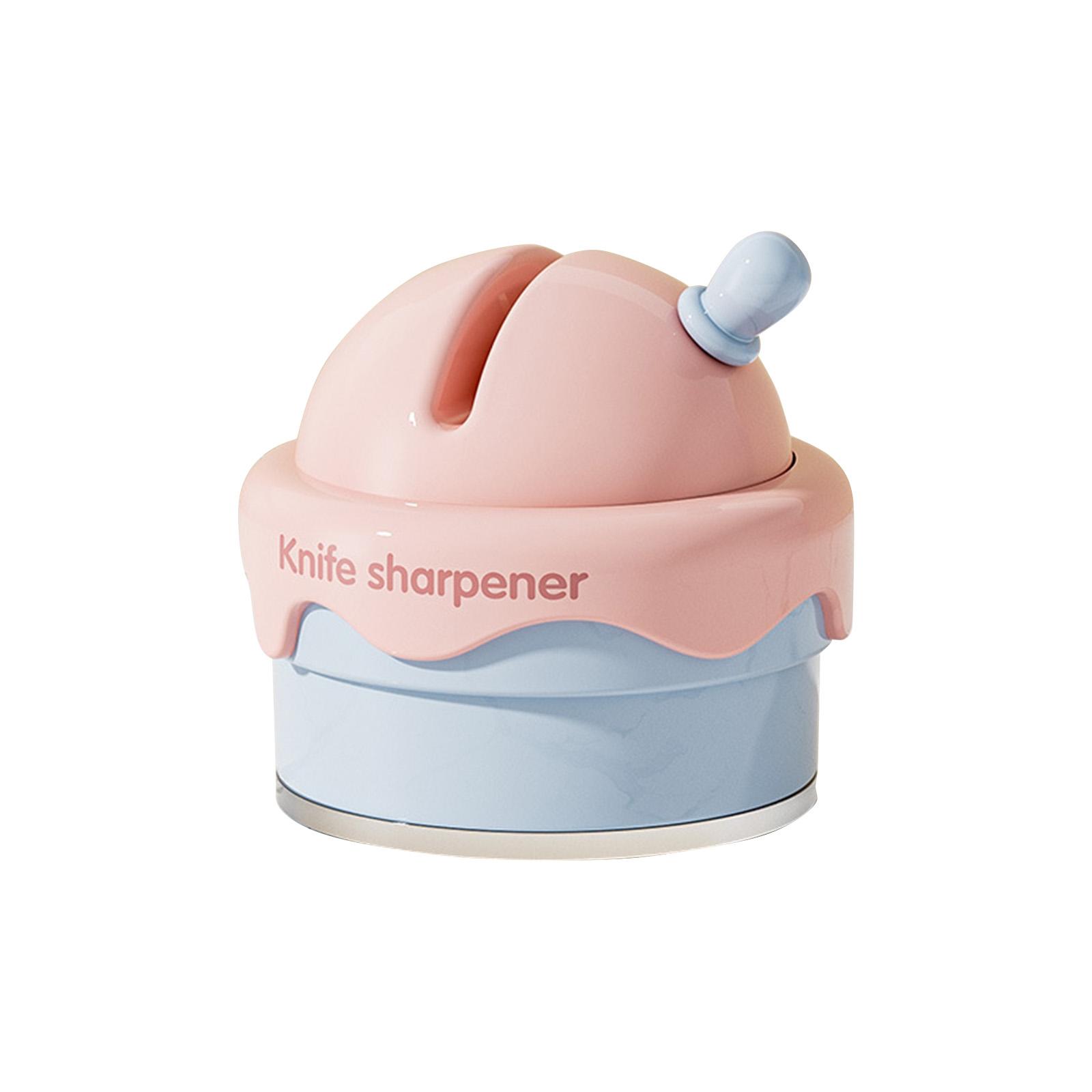 

Ice Cream Shaped Knife Sharpener,Cream Yellow,Ceramic V-,6.5x2.6 Inch Portable Knife&Scissor Sharpener With Non- Base,Ceramic Wheels,Fast & Easy Tool One Size