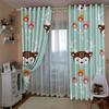 Curtains Polar Bear Elk Penguin Tile Drawing Series 3 Digital Printing High Density Blackout Curtains