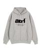 Atrl Basic Lettering Oversized Wide Shoulder Hoodie_Melange