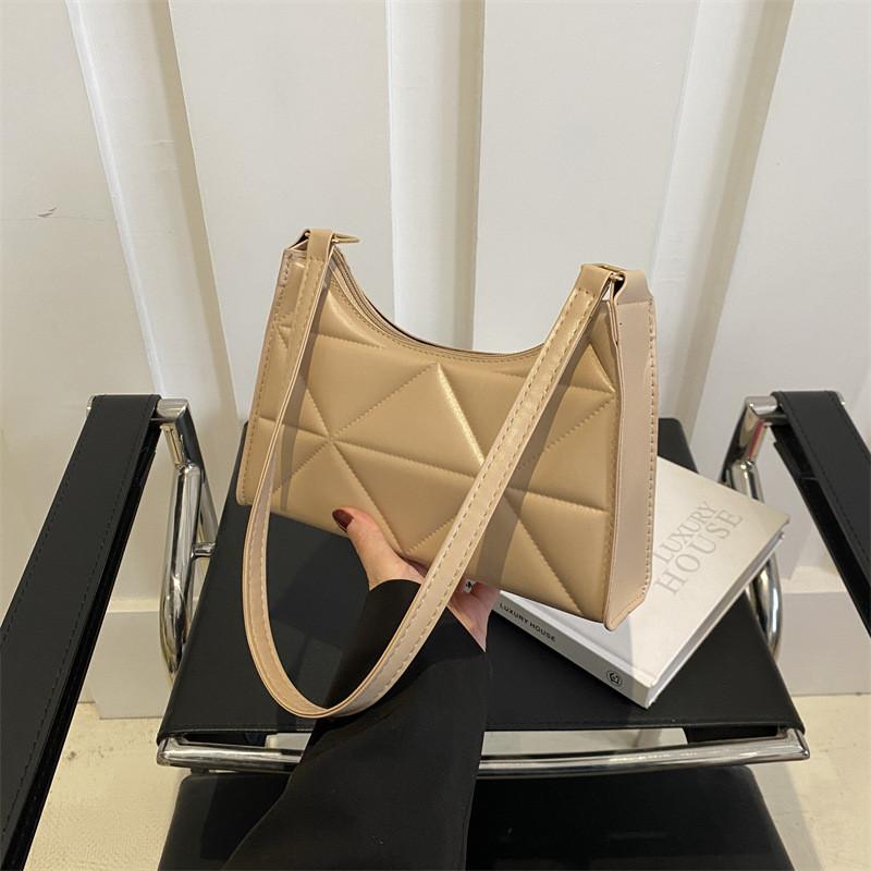 Fashionable Street Style Shoulder Bag Small Unique Design With Synthetic Lining хаки