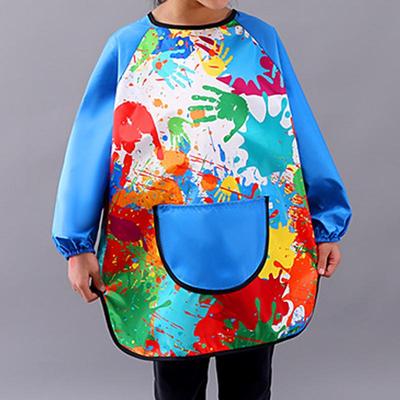 Kinder Jungen Mädchen Kunst Malerei Wasserdicht Zeichnen Basteln Kindergarten Kittel Langärmel Schürze Essensschürze Für Kinder Schürzen