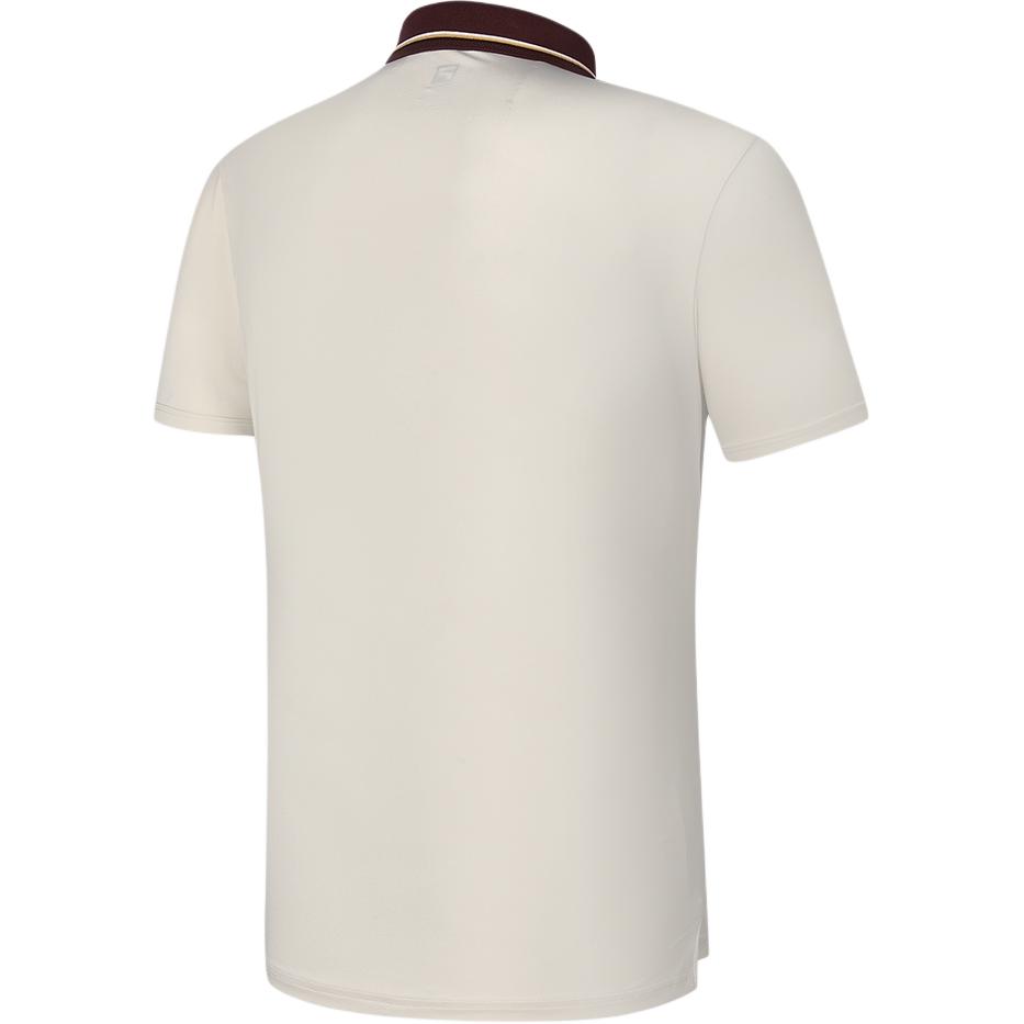 Fila Color Block Striped Short Sleeve Polo Shirt Men Tops Lactose A11M423121FBG