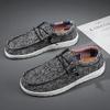 Fashion Korean Version Loafers Mens Summer Light Comfortable Breathable Canvas Shoes Trendy Casual Board Shoes Large Size 39-47