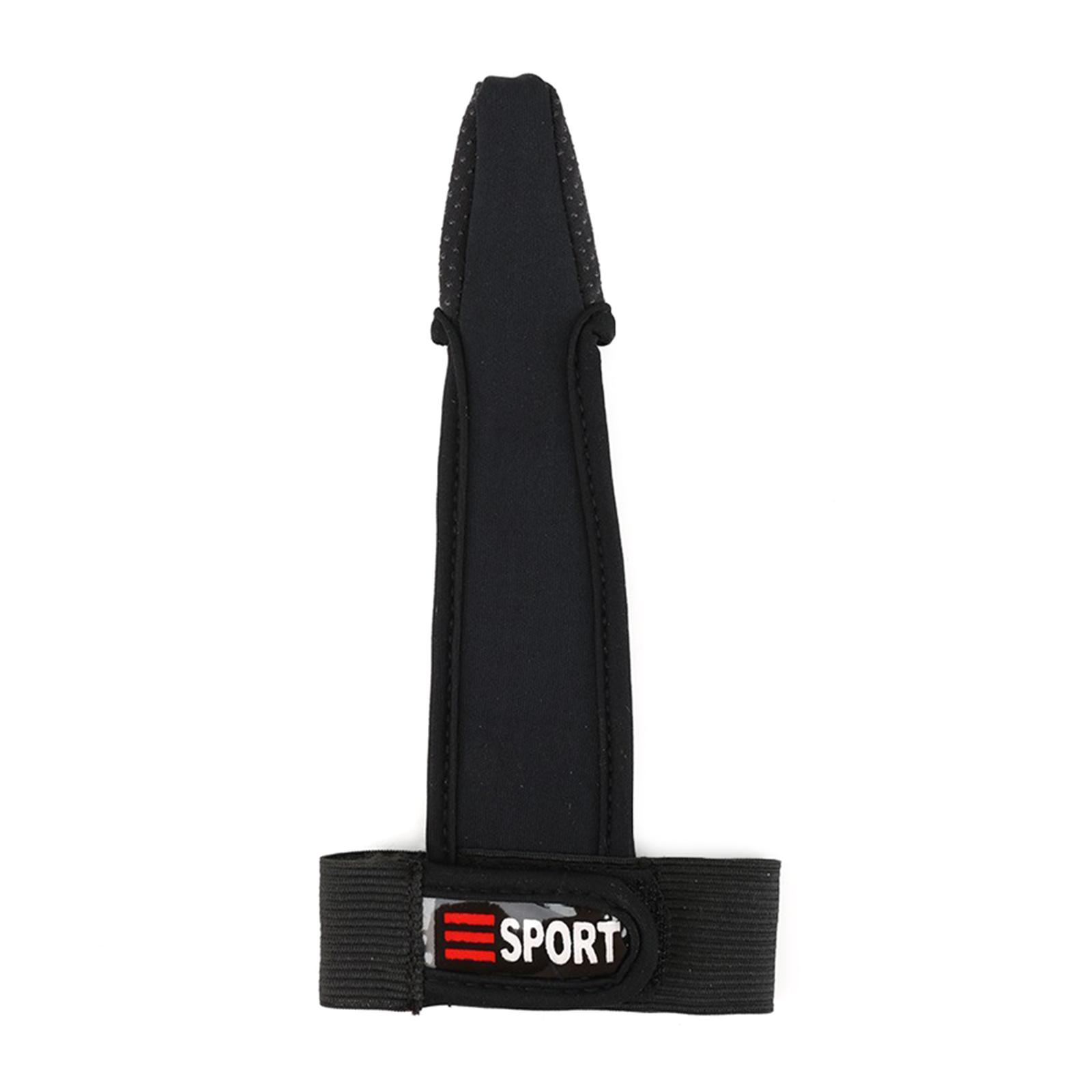 

Перчатки для рыбалки Профессиональная защита одного пальца для дальнего заброса Защита указательного пальца Противоскользящая перчатка с эластичной резинкой чёрный