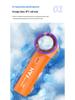 T20 Portable Handheld Fan - USB Rechargeable, Long Battery, Strong Wind, Mini Turbine Design