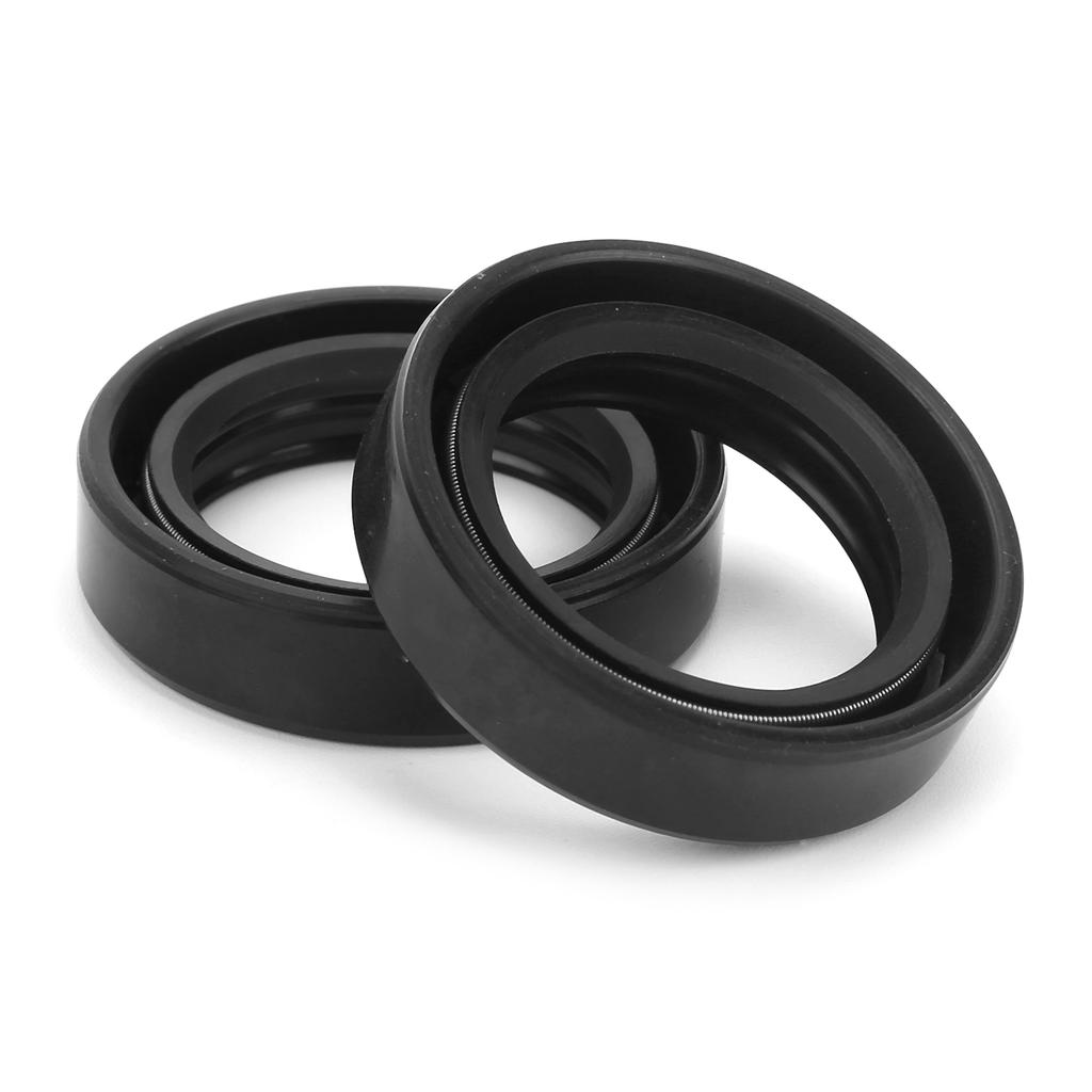 2Pcs Oil Seal Motorcycle Front Fork Damper Absorber Rubber Dust Cover Fit for Haojue 42x30x10.5mm