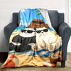 We Bare Bears Print Flannel Blanket High Quality Warm Comfortable Cover for All Seasons Perfect for Gifts Home Decor