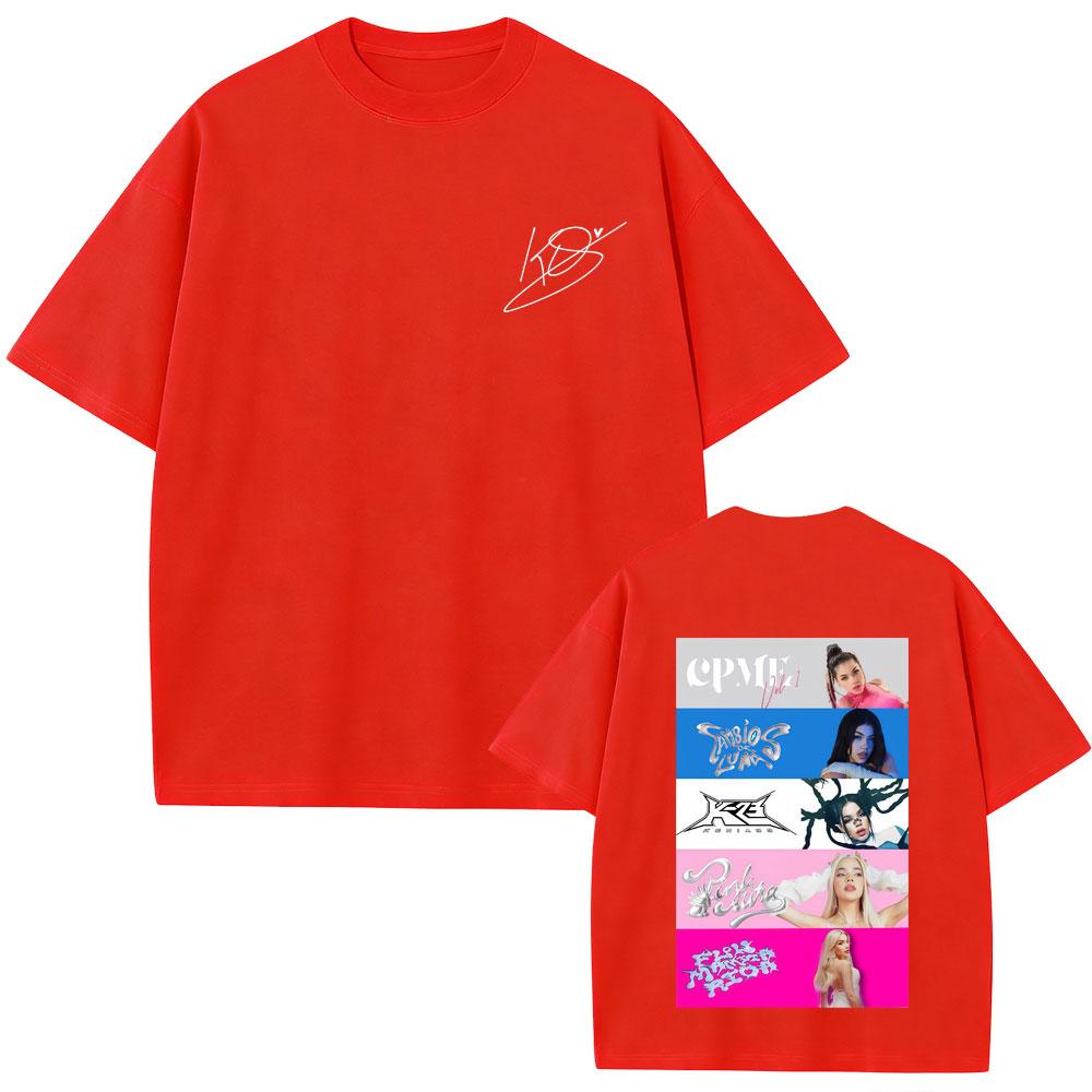 

Singer Kenia Os K Album Cover Tshirt Summer Unisex Women High Quality Soft Cotton Unisex Fashion Pop Music Short Sleeve T Shirts S