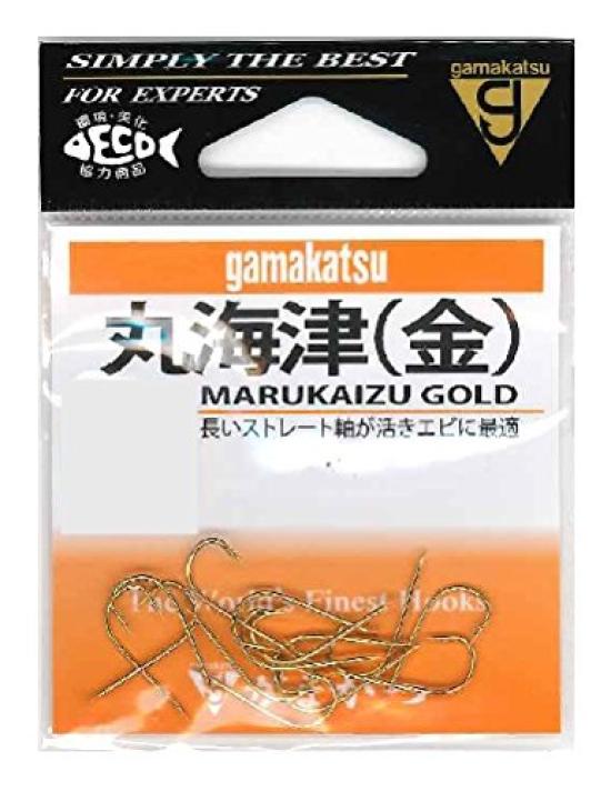 Gamakatsu Marukaizu Hook, Gold, Size 13 Fishing Hook