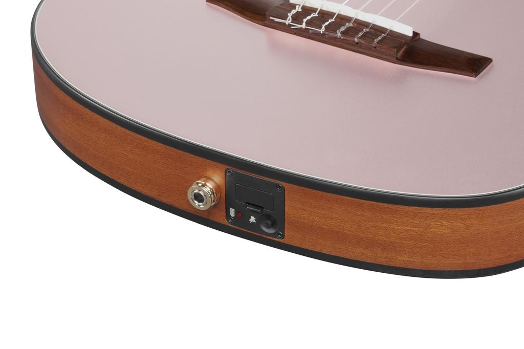 IBANEZ Nylonová akustická kytara pro elektrické hráče Zlatá metalická [Růžová plochá] FRH10N-RGF