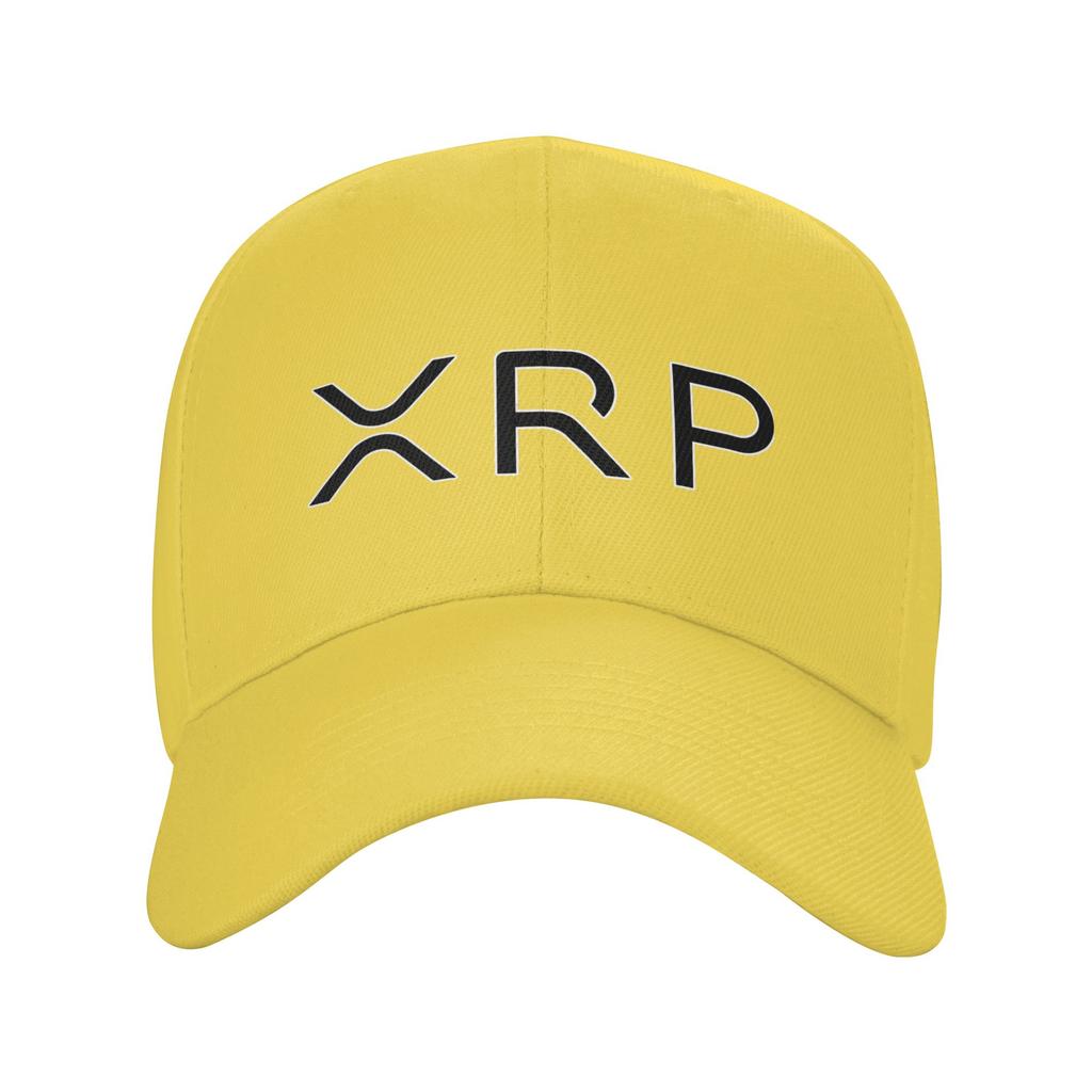 XRP Ripple Crypto Currency Sun Baseball Cap Summer Female Male  Custom Logo Trucker Hat Hot Sale Classic Sports Baseball Caps