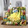Sneeuwwitje en de Zeven Dwergen Deken Ultra-Zacht, Warm, Gezellig Plaid voor Woonkamer, Bank, Vier Seizoenen Reisaccessoire Schattig Cartoonfiguur