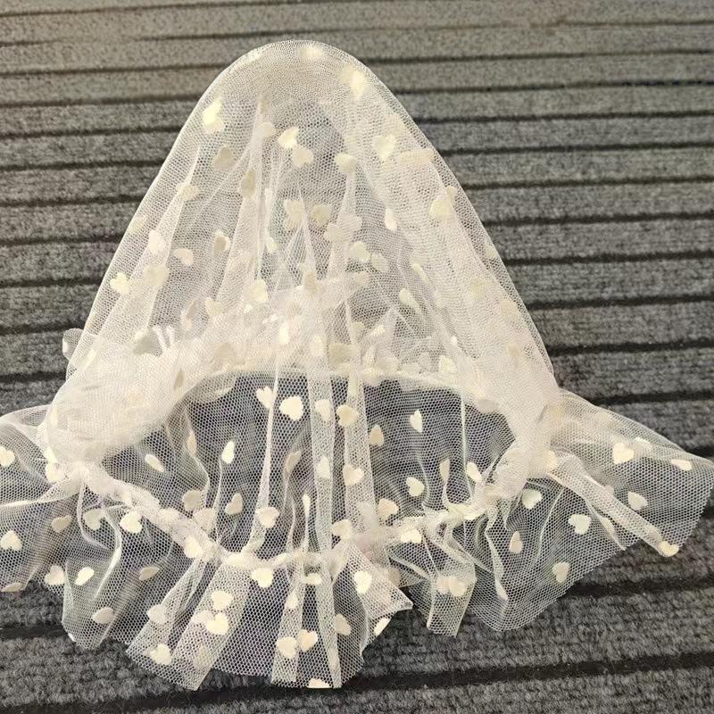 2Pcs Adjustable Comfort Pet Protective Mask Breathable Dog Anti-Eating Veil Polyester Elastic Anti-Bite Head Cover