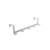 Hooks Over The Door 5 Hooks Home Key Hanging Storage Rack Clothes Coat Hat Towel Hanger Organizer Bathroom Kitchen Accessories