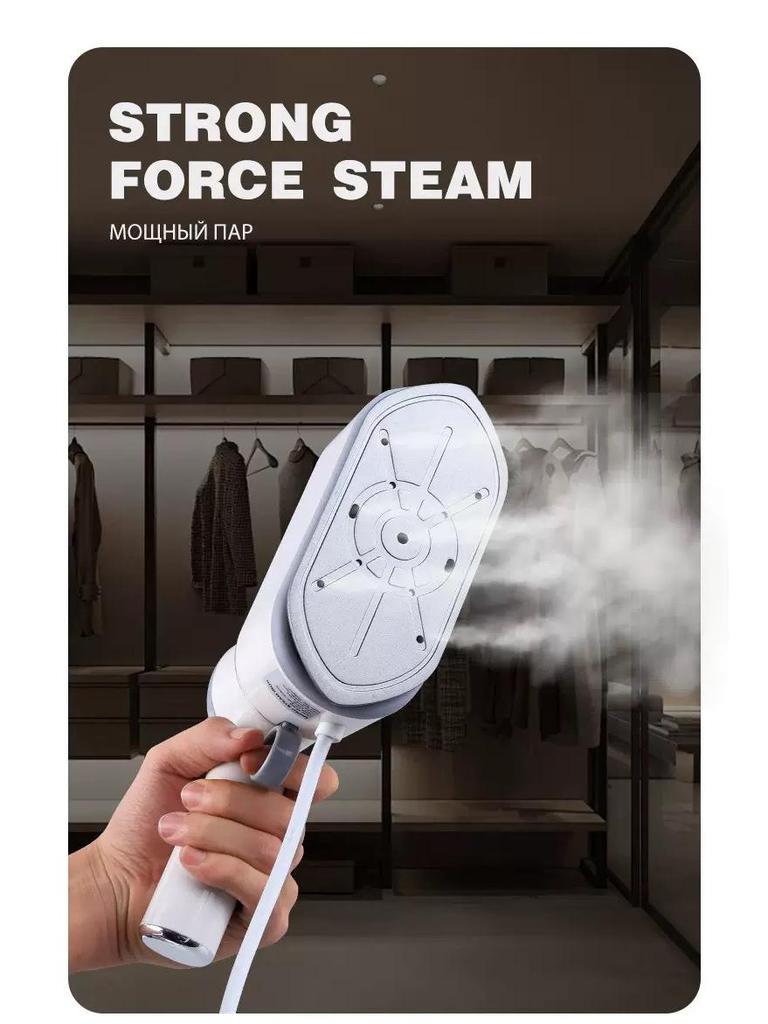 Portable Handheld Garment Steamer & Lint Remover - All-in-One Household Steam Iron