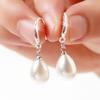 Chic Minimalist Teardrop Pearl Earrings: Exquisite, Versatile Studs with a Luxurious Touch