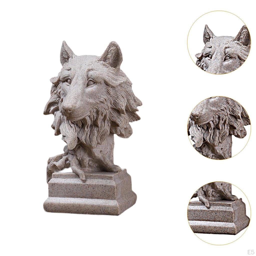 Animal Figurine Centerpiece for Indoor Display Resin Craft Living Room