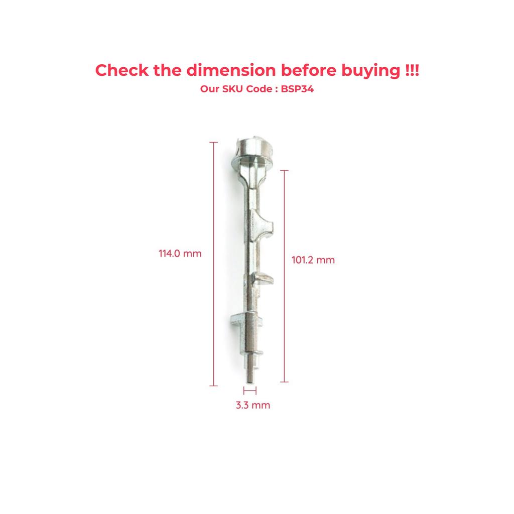 ESP34 Steering Wheel Ignition Lock Barrel Shaft Rod 2057A for Toyota Land Cruiser Prado J120 Lexus GX470 2002-2009 Avalon XX10