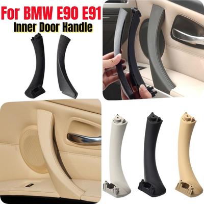 Original Inner Door Handle Panel For BMW E90 E91 For BMW 3-Series Sedan Pull Trim Cover 51417230850 51419150335