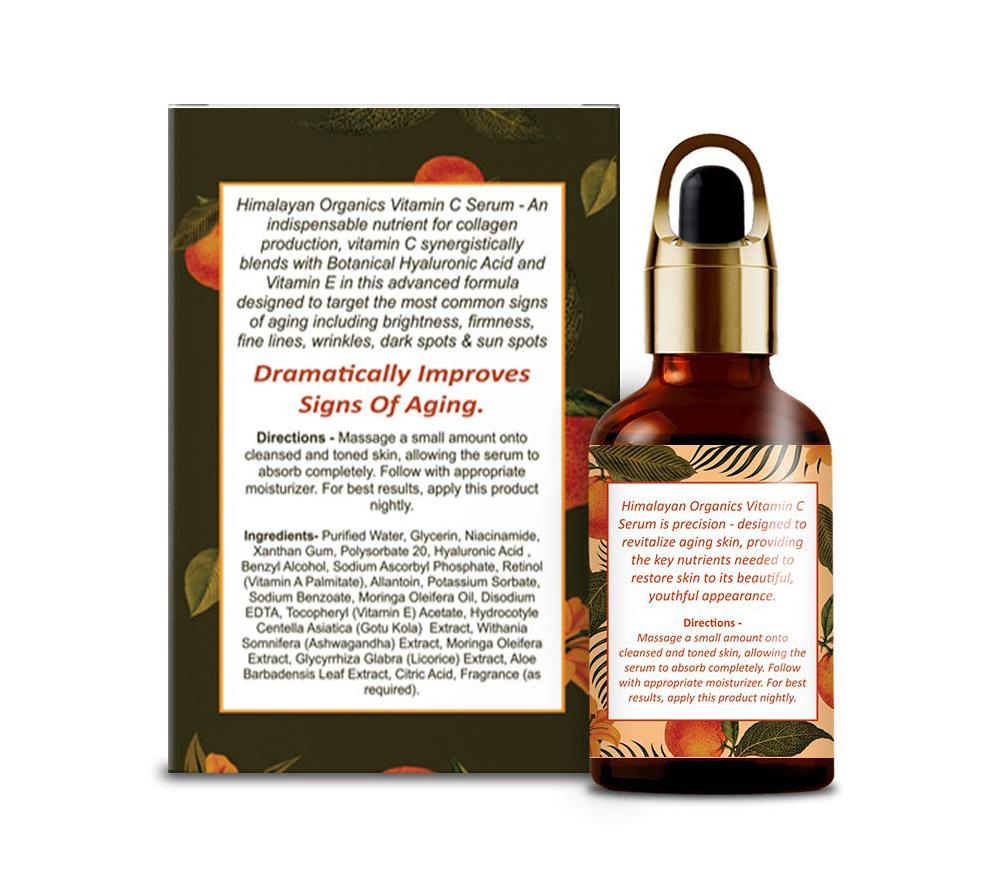 Сыворотка для лица с витамином С (30 мл), Vitamin C Serum,  Himalayan Organics