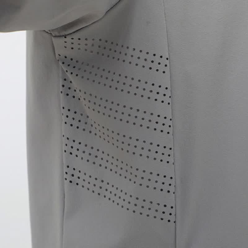 PLAYBOY Men's Summer UV Protection Stand-Collar Jacket