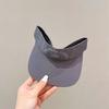 Adult Empty Top Hat Men's and Women's Summer Sunshade Quick-drying No Top Alphanumeric Embroidery Breathable Sunscreen Hat Tide