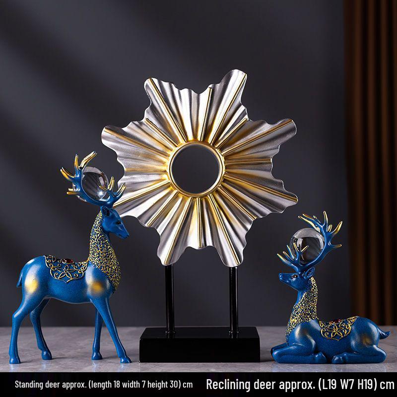 Creative Deer Ornament for Home Decor - Perfect for Living Room, Wine Cabinet, TV Stand, or Entryway Display