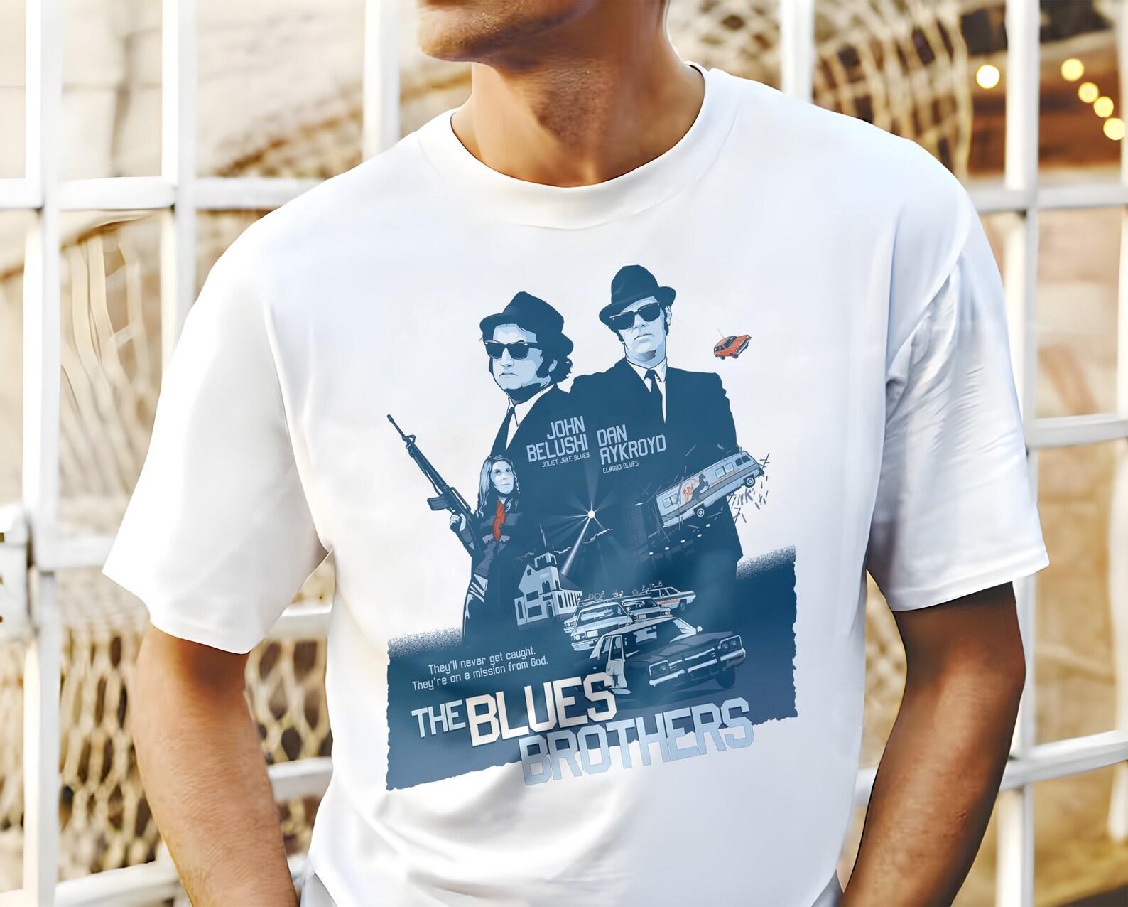 The Blues Brothers V2 Movie Poster Classic Movie Unisex T-Shirt all sizes S-5XL L