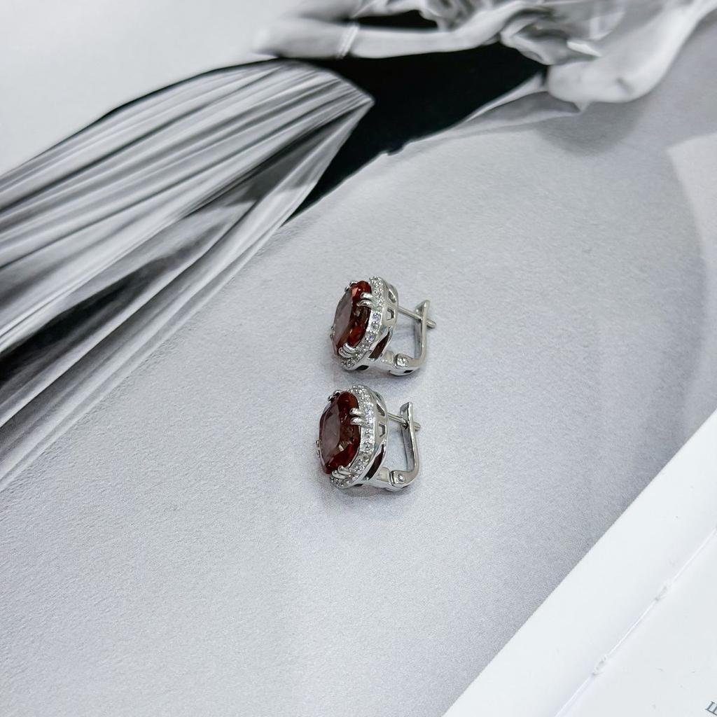 Silberohrringe mit Sultanit 11.203ct (2171416)