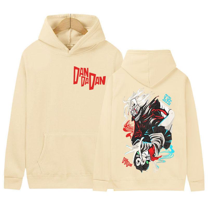 Japanese Anime Dandadan Okarun Dan Da Dan Print Hoody Mens Women Casual Pullover Sweatshirt Gothic Oversized Long Sleeve Hoodies