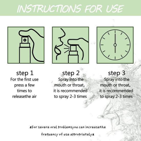 30 ml Atemerfrischungsspray, langanhaltend, tragbar, sofortige Wirkung, sanftes Dating-Accessoire, Mundpflege-Tool, effektives Minz-Mundpflegespray für Paare