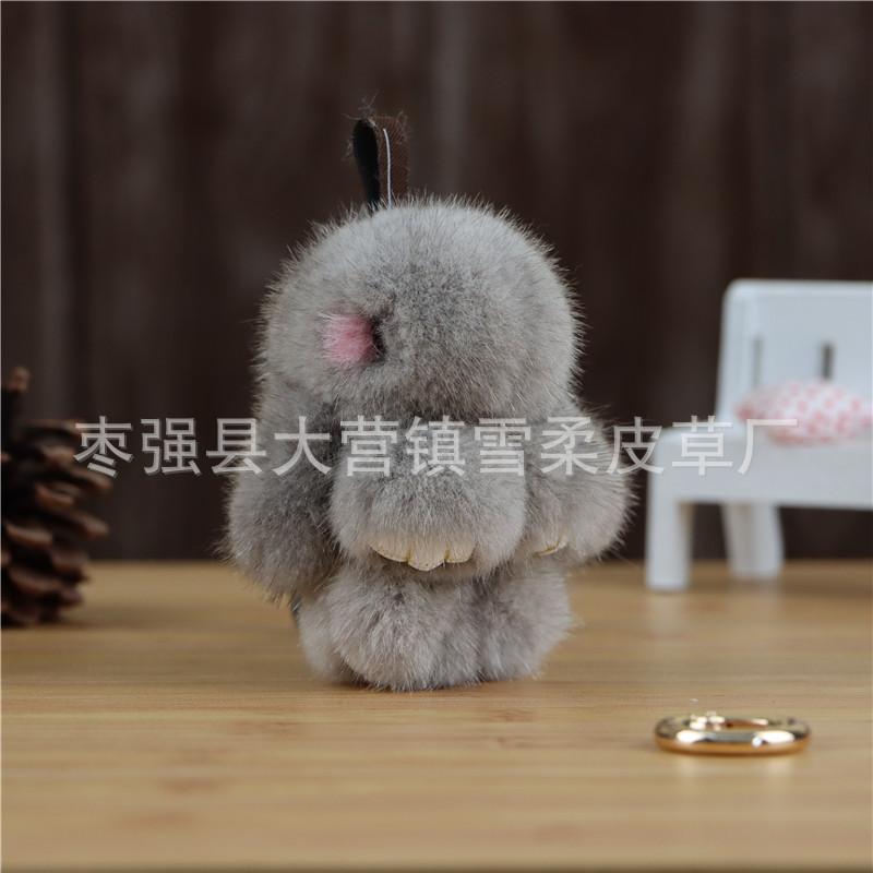 

Mink Hair Bunny Mini Cute Fur Cute Rabbit Plush Jewelry Bag Keychain Pendant Mobile Phone Pendant