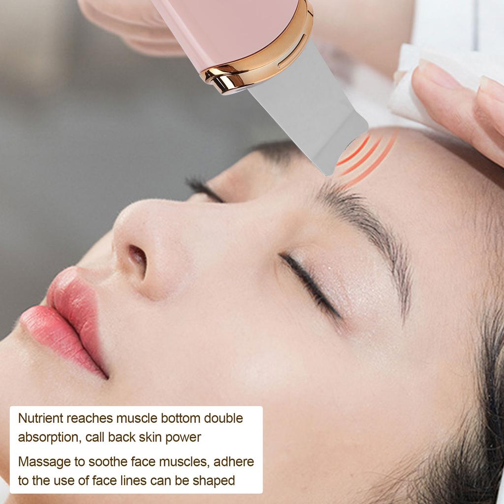 Ultrasonic Skin Scrubber LCD Blackhead Removal Face Cleaning Skin Scrubber Lifting Machine
