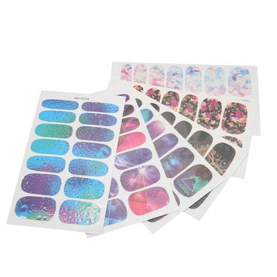 6 Fogli Adesivi Nail Art Vintage Avvolgenti Completi Decalcomanie per Unghie a Trasferimento d'Acqua per Donne Bambini Ragazze