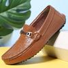 Krokodilmuster Herren Freizeitschuhe Stilvolle Heißverkauf Herren Slipper Echtes Leder Herren Slipper Einfache Herren Outdoor Schuhe