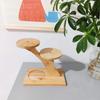 Wooden Material Flowerpot Bracket Desk Pendulums, Succulent Potted Plant Base, Room Desk Crafts