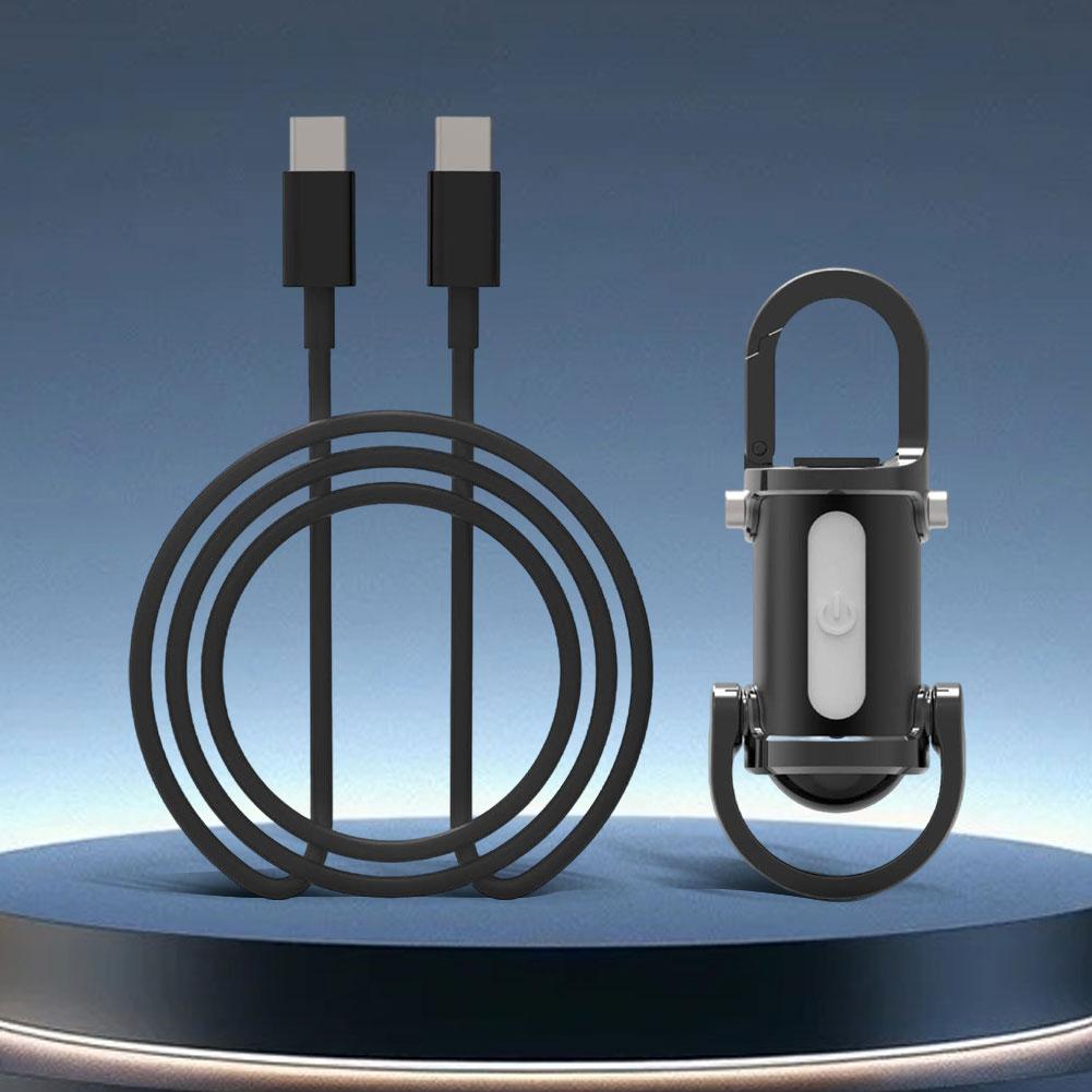 1200LM Super Bright Mini Keyring Torch LED Rechargeable Waterproof Mini LED Torch for Outdoor Camping