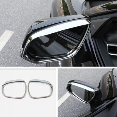 Fit For - Mitsubishi Outlander Chrome Side Mirror Rain Eyebrow Trim