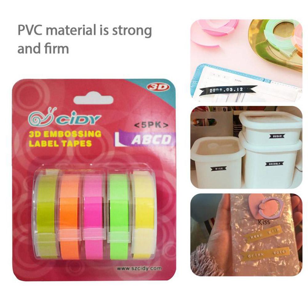 Printing Label Tape for Motex Manual 3D Embossing Engraving Machine Plotter Sticker Tape