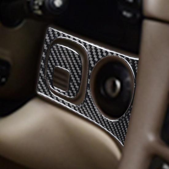 Carbon Fiber Key Ignition Switch Panel Cover For Chevrolet Corvette C5 1998-2004