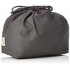HAKOYA Large Drawstring Bag, Gray, 02456